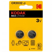 ��������� �������� KODAK Max Lithium CR2032 "��������, ��������, ���������" �������� 2 ��., �������, �0037004 - ������� ������