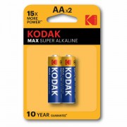   ""  2  KODAK Max Super Alkaline,  (LR6,2, 0005131 -  