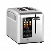 Тостер BQ (БИ-КЬЮ) T2002, 950 Вт, 2 тоста, 9 режимов, сенсорное управление, нержавеющая сталь, 86197754 - Премиум Сервис