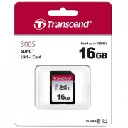   SDHC 16 , TRANSCEND UHS-I U1, 95 / (class 10), TS16GSDC300S -  