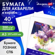 ������ ��� �������� �3 40�, 200�/�2 ������ ���, � �������, BRAUBERG ART CLASSIC, ��������� �����, 116886 - ������� ������