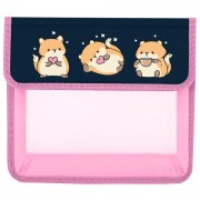 Папка для тетрадей ЮНЛАНДИЯ А5, пластик, 2 отделения, клапан на липучке, Relaxing cats, 273332 - Премиум Сервис