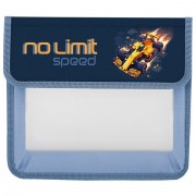 Папка для тетрадей ЮНЛАНДИЯ А5, пластик, 2 отделения, клапан на липучке, No limit, 273334 - Премиум Сервис