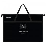 Папка для рисунков и чертежей с ручками BRAUBERG А3, пластик, молния сверху, Creative, 273411 - Премиум Сервис