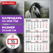 ��������� ����������� 2026�, 1 ����� 1 ������� �������, ���������� ������, BRAUBERG, ������ ����, 116747 - ������� ������
