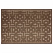 Коврик придверный 60х90см ВЕНГЕ грязезащитный, 430гр/м2, фактурный рисунок WELCOME, Л, 701056 - Премиум Сервис