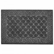 Коврик придверный 40х60см СЕРЫЙ грязезащитный 430гр/м2, фактурный рисунок ЧЕШУЙКИ, ЛЮ, 701058 - Премиум Сервис