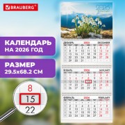 ��������� ����������� 2026�, 3 ����� 3 ������ �������, �����, BRAUBERG, �����������, 116778 - ������� ������