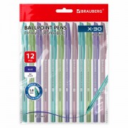   BRAUBERG X-30 COLOR MIX,  12 ., ,   1 ,   0,5 , 144336 -  