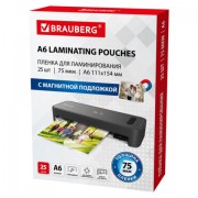 ������-��������� ��� ������������� ������ ��� ���� 111*154 �6 �������� 25 ��., 75 ���, BRAUBERG, 533120 - ������� ������