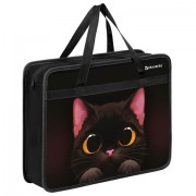 ����� �� ������ � ������� BRAUBERG �4, 1 ���������, �������, 80 ��, "Big black cat", 274495 - ������� ������