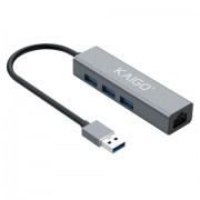 ���-������������ KG-096, USB-A 3.2, ����������������, 4 � 1, 3 � USB-A 3.2, 1 x RJ-45, 120 ��, �����, KAIGO (�����) SMART, 355060 - ������� ������