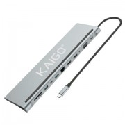 ���-������� ���-������������ KG-051 Type-C 3.2, 12�1:USB2.0/3.2+PD100W+Type-C+2�HDMI+RJ45+VGA+AUX+SD/TF,KAIGO, 355071 - ������� ������