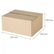���������� 230x190x100 ��, ����� �22, ������� �, FEFCO 0201/����, ���������� � - ������� ������
