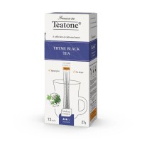 Черный чай аромат чабреца, TEATONE 1уп/15шт (по 1,8гр), 1кор/12уп - Премиум Сервис