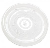 Крышка OSQ Round Bowl РР lid пластик прозрачная  1уп/60шт 1кор/600шт для контейнеров Round Bowl 300/400/500 - Премиум Сервис