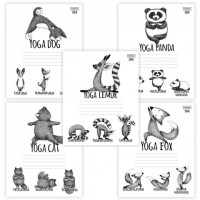  24 ., HATBER, ,  , "Animals Yoga" (5 ), 2451 -  