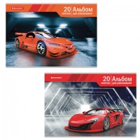������ ��� ��������� �4 20 �., �����, ������� ������, BRAUBERG, 202�285 ��, "�������" (2 ����), 105604 - ������� ������