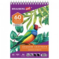 ��������, ����� ������ 100 �/�2, 105�148 ��, 60 �., �������, ������ ��������, BRAUBERG ART DEBUT, 110997 - ������� ������