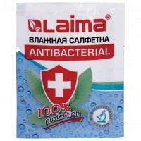 �������� ������� ����������������� � �������������� �������� ����, LAIMA WET WIPE, 13�17 ��, 114493 - ������� ������