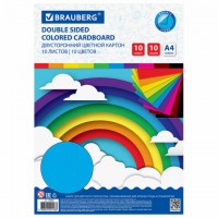 ������ ������� �4 ������������ � �����, 10 ������ 10 ������, 180 �/�2, BRAUBERG, 129308 - ������� ������