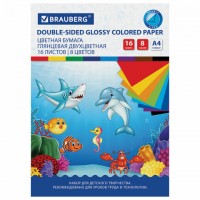 ������� ������ �4 2-��������� ���������� (���������), 16 ������ 8 ������, �� �����, BRAUBERG, 200�280 ��, "�������", 129924 - ������� ������