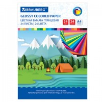 ������� ������ �4 ���������� (���������), 24 ����� 24 �����, �� �����, BRAUBERG, 200�280 ��, "�����������", 129929 - ������� ������