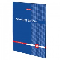 Книга канцелярская 80 л., клетка, твердая, глянцевая, блок офсет, А4 (215х295 мм), BRAUBERG, 130065 - Премиум Сервис