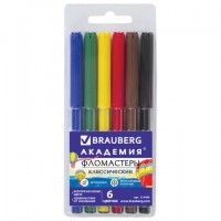 ���������� BRAUBERG "��������", 6 ������, ������������� ��������, ��� ��������, 151409 - ������� ������