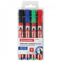 ������� ������������ BRAUBERG ULTRA MARKER, ����� 4 �����, ������� ���������� 3,5 ��, 152208 - ������� ������