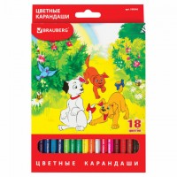 ��������� ������� BRAUBERG "My lovely dogs", 18 ������, ����������, ��������� ��������, 180546 - ������� ������