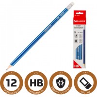 ��������� �������������� BRAUBERG ����� 12 ��., "ZTX", HB, � ��������, ����� ������, ��������� ��������, 180672 - ������� ������