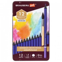 ��������� �������������� ������� ����������� BRAUBERG ART PREMIERE, 12 ������, ������� 4 ��, ������, 181533 - ������� ������