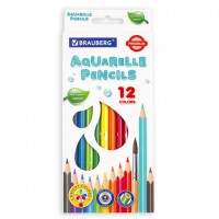 ��������� ������� ����������� BRAUBERG PREMIUM AQUARELLE, 12 ������, ������� ������ 4 ��, 181671 - ������� ������
