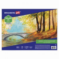 ����� �� ������� BRAUBERG ART CLASSIC, 30*40��, ������������, 100% ������, ������ �����, 190621 - ������� ������