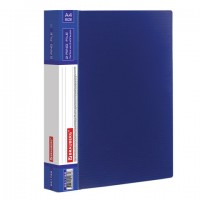 Папка на 2 кольцах BRAUBERG "Contract", 35 мм, синяя, до 270 листов, 0,9 мм, 221792 - Премиум Сервис