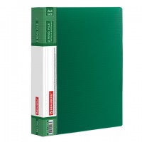Папка на 2 кольцах BRAUBERG "Contract", 35 мм, зеленая, до 270 листов, 0,9 мм, 221794 - Премиум Сервис