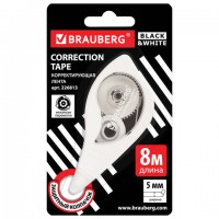 �������������� ����� BRAUBERG "BLACK&WHITE" 5 �� � 8 �, ������ �����, �������� ���������, �������, 226813 - ������� ������