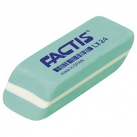 Ластик FACTIS LX 24 (Испания), 55х20х12 мм, зеленый, прямоугольный, скошенные края, мягкий, CPFLX24 - Премиум Сервис