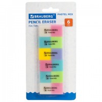 ����� �������� BRAUBERG "Pastel Mix", 6 ��., ����� �������, 44�21�10 ��, ����������� ���, 229597 - ������� ������