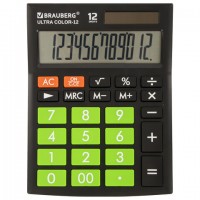 ����������� ���������� BRAUBERG ULTRA COLOR-12-BKLG (192x143 ��), 12 ��������, ������� �������, �����-���������, 250498 - ������� ������