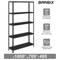 ������� ������������� BRABIX "������ MS KD-180/40/70-5", ����, 1800�700�400 ��, 5 �����, 291268, S240BR124593 - ������� ������