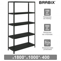 ������� ������������� BRABIX "������ MS KD-180/40-5", ����, 1800�1000�400 ��, 5 �����, 291269, S240BR144593 - ������� ������