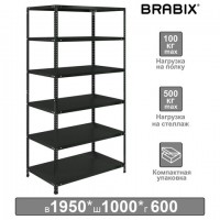������� ������������� BRABIX "������ MS KD-195/60-6", ����, 1950�1000�600 ��, 6 �����, 291274, S240BR246693 - ������� ������