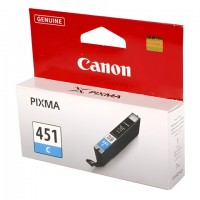 Картридж струйный CANON (CLI-451C) Pixma iP7240 и другие, голубой, оригинальный, 6524B001 - Премиум Сервис