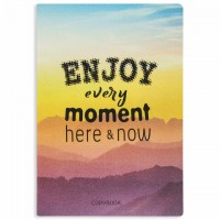 ������� 40 �. � ������ ������� SoftTouch, ������� ������ 70 �/�2, ������, �5 (147�210 ��), ENJOY THE MOMENT, BRAUBERG, 403766 - ������� ������