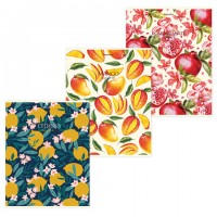 Тетрадь А4, 96 л., BRAUBERG, скоба, клетка, глянцевый лак, "FRUITS", 404066 - Премиум Сервис