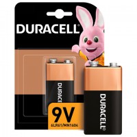 ��������� DURACELL Basic, 6LR61 (�����), Alkaline, 1 ��., � ��������, 9 � - ������� ������