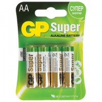 ��������� �������� 4 ��., GP Super, AA (LR06, 15�), �����������, �����������, ������� - ������� ������