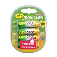 ��������� �������������� �������� 4 ��., GP, �� (HR6), Ni-Mh, 2700 mAh, �������, 270AAHC-2DECRC4 - ������� ������
